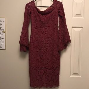 Bardot ‘Solange’ off the shoulder midi dress